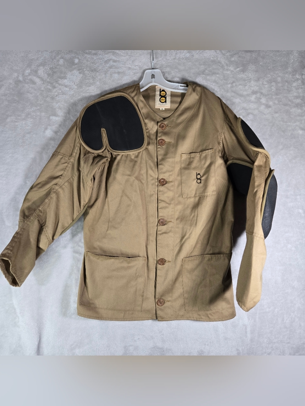 Bob Allen Shooting Jacket Mens Size 44 10-X Multiple Rubber Padding Competition